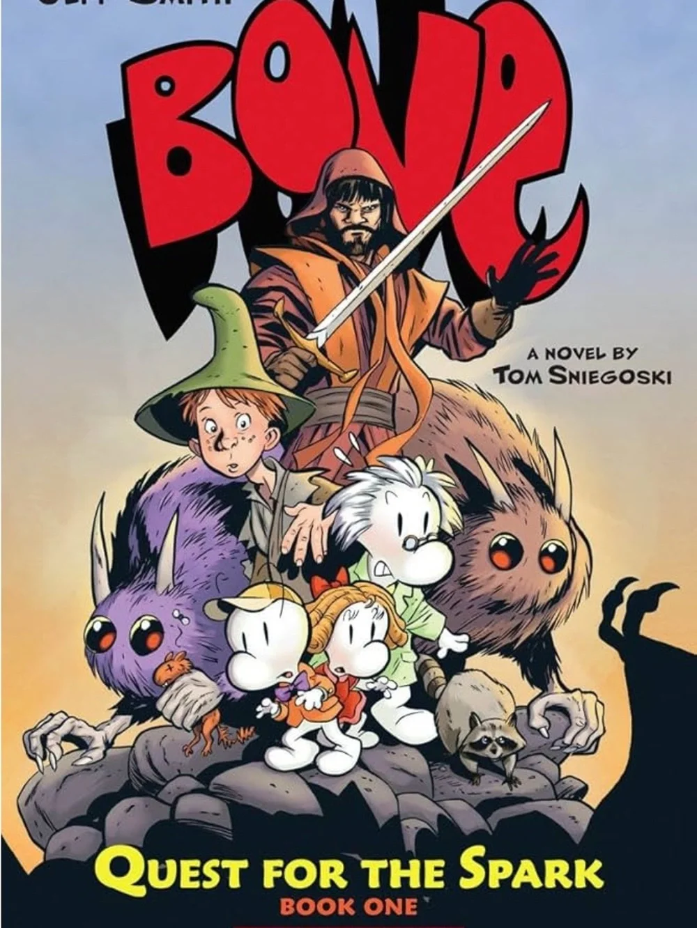 Bone: Quest For The Spark Adventure Books (Book 1, 2, and 3) Scholastic (3-pack)